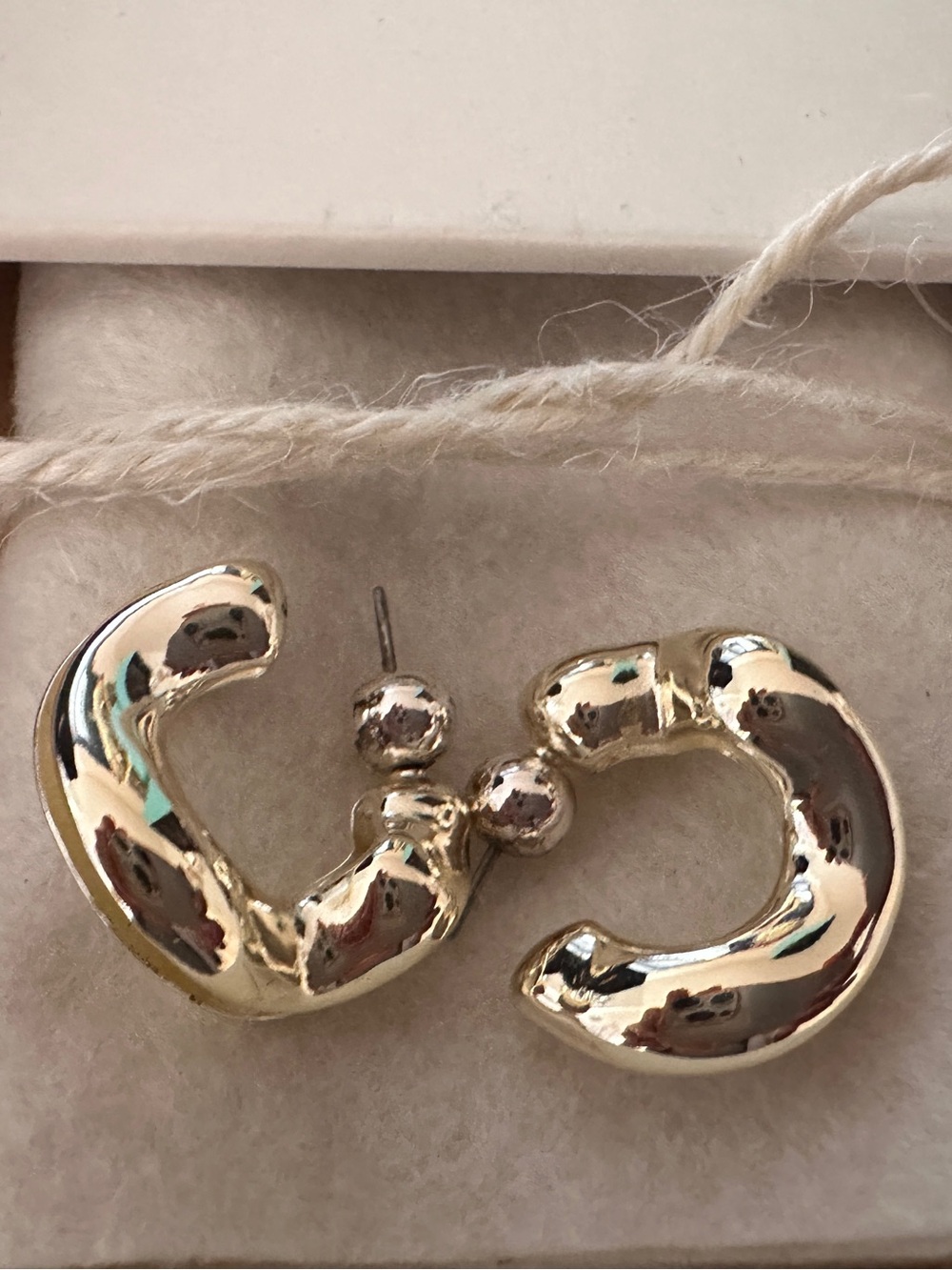 Jenny Bird - Silver Hoops - Picture 2 of 3